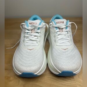 HOKA Gaviota 5 Running Shoes Women's Size US 7 B Frost /Rose Gold